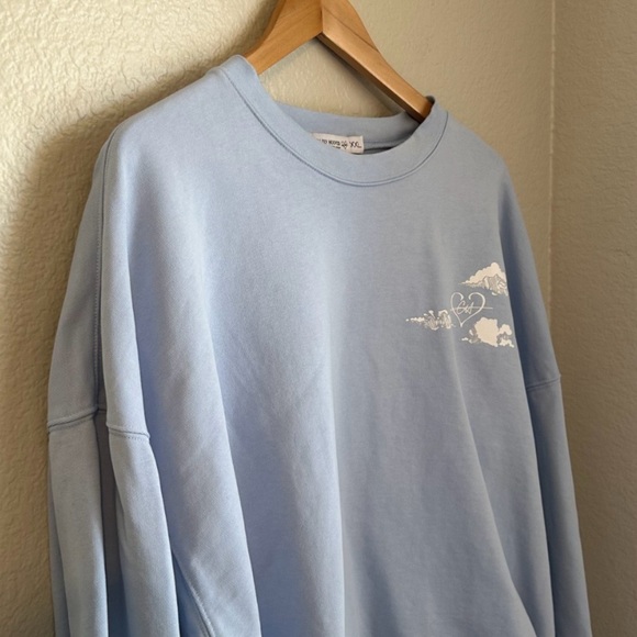Colleen Hoover Womens November 9 Relaxed Fit Light Blue Crewneck Sweatshirt, XXL - Picture 4 of 13